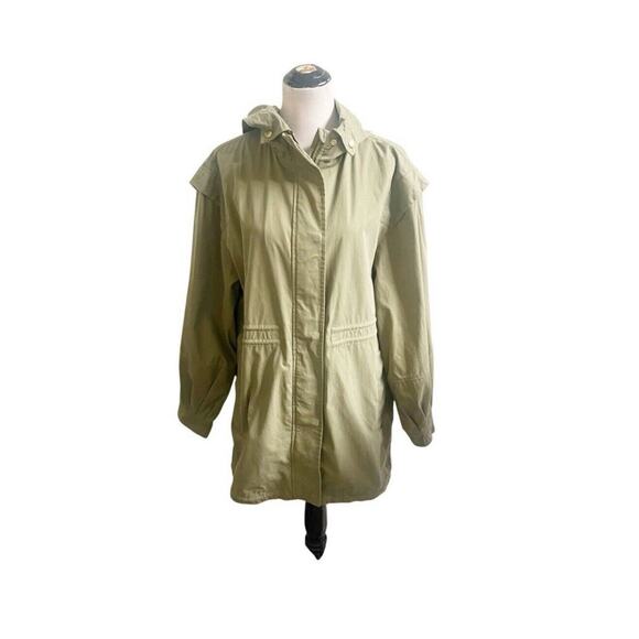 Scotch & Soda Amsterdam Women's Summer Parka With Hood Jacket in Khaki Large - Picture 1 of 16